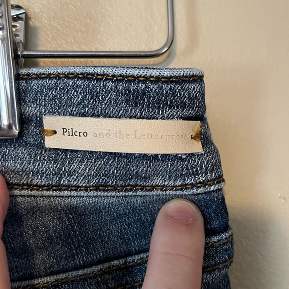 Pilcro And The Letterpress Anthropologie High Rise Denim Leggings - Picture 12 of 12